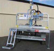 Products: Log Splitter Vertical with Ring Lifter - Bay Machinery Hire