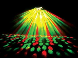 Products: Party Light Hire - Swingfire LED 7 Spot Bay of Islands DJ