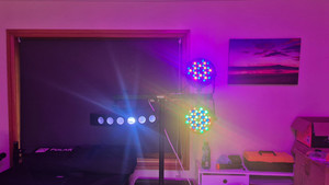 Products: Party Light Hire - LED 7 Spot & 2 Spotlights Bay of Islands DJ