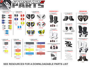 Motocross Boots 1: SIDI Crossfire II & Crossfire MX Boots - Parts