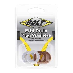 Hardware: Bolt 14x22mm Copper Crush Washers (Packet of 50)