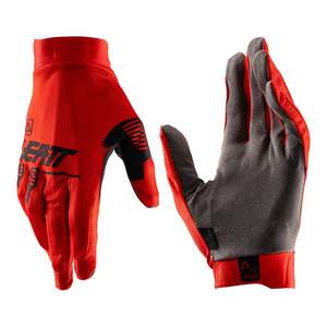 Motocross Gloves: Leatt 1.5 GripR Glove - Red