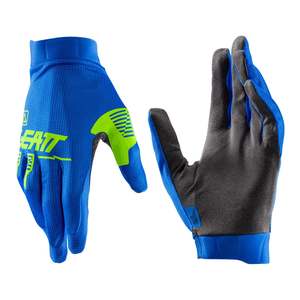 Motocross Gloves: Leatt 1.5 GripR Glove - Blue