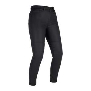 Road: Oxford Ladies OA Waxed Jeggings Pant - Black (Short)