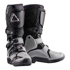 Boots: Leatt 8.5 ADV HydraDri Boot - Black Grey