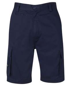 Workwear: Short - Light multi Pocket - Mercerised Cotton - Navy