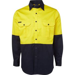 Shirts: Shirt - Hi Vis - L/S - 190gsm
