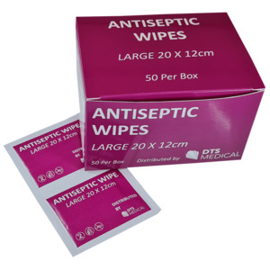 First Aid Kits: Antiseptic Wipes