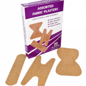 Fabric Plasters Assorted 20's