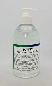 Liquid Soap Hand Cleaners: Softex Antiseptic Hand Gel -  500ml Pump