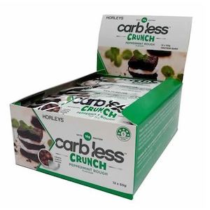Protein Bars Snacks: HORLEYS CARB LESS CRUNCH BARS BOX OF 12