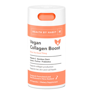 Collagen: HEALTH BY HABIT VEGAN COLLAGEN 60 CAPSULES