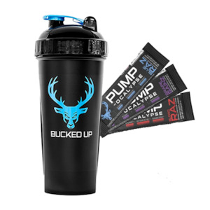 Non Stim: BUCKED UP PERFECT SHAKER + PUMP SAMPLES