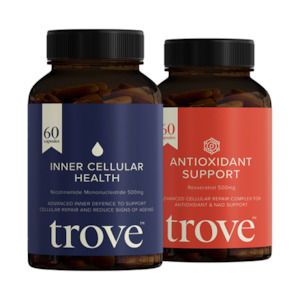 Frontpage: TROVE WELLNESS NMN + RESVERATROL COMBO