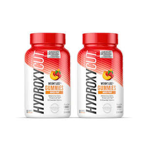 HYDROXYCUT GUMMIES MIXED FRUIT 90CT TWIN PACK - DATED 5/25