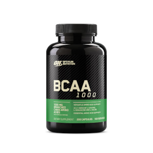 OPTIMUM NUTRITION BCAA 200 CAPS - DATED 8/25