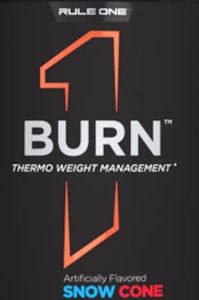 Fat Burners: RULE 1 BURN SAMPLE - SNOW CONE