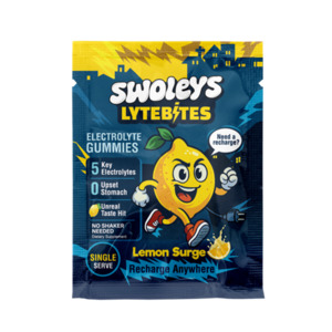 SWOLEYS LYTEBITES ELECTROLYTE GUMMIES SAMPLE - LEMON SURGE
