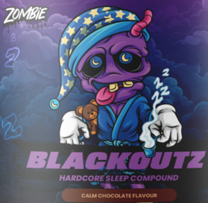 Sleep Assistance: ZOMBIE LABS BLACKOUTZ SLEEP FORMULA SAMPLE