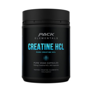 PACK NUTRITION ELEMENTALS CREATINE HCL 90 CAPSULES