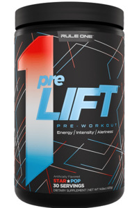 Pre Workout: RULE 1 PRE LIFT 30 SERVES - DATED 1/26