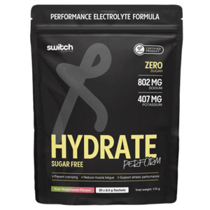 SWITCH NUTRITION HYDRATE PERFORM SUGAR FREE - 20 SACHETS