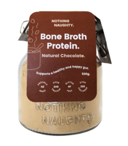 NOTHING NAUGHTY BONE BROTH PROTEIN POWDER 500G