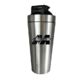 Muscletech Silver & Black Stainless Steel 750ml Shaker