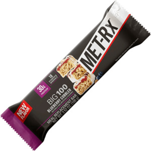 Protein Bars Snacks: MET-RX BIG 100 MEAL REPLACEMENT BAR - SINGLE