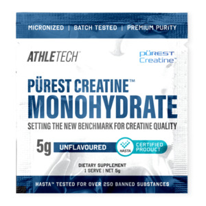 ATHLETECH PUREST CREATINE MONOHYDRATE 5G - SAMPLE SACHET