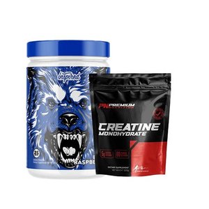 Pre Workout: INSPIRED DVST8 PRE WORKOUT 25 SERVES + FREE CREATINE 300G BAG