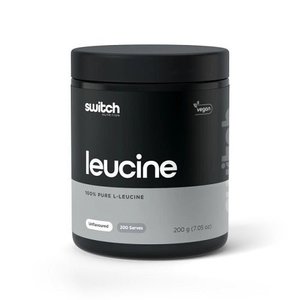 SWITCH NUTRITION 100% PURE L-LEUCINE 200 SERVES - DATED 5/26