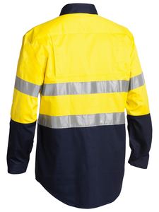 Taped Hi Vis Closed Front Cool Lightweight Shirt