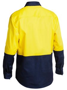 Hi Vis Shirts Singlets: Hi Vis Closed Front Drill Shirt