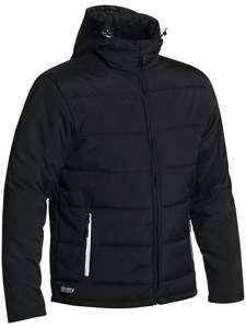 Jackets: Puffer Jacket with Adjustable Hood