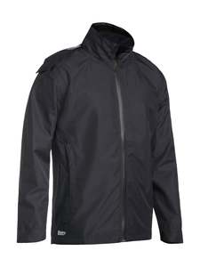 Jackets: Lightweight Ripstop Rain Jacket with Concealed Hood