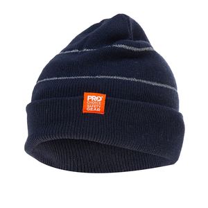 Hardhats: Beanie With Retro-Reflective Stripes