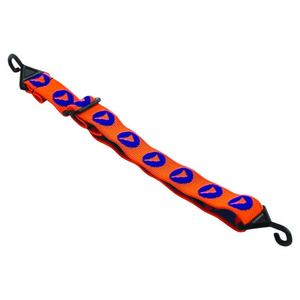 Hardhats: Hard Hat Chin Strap Orange/Blue