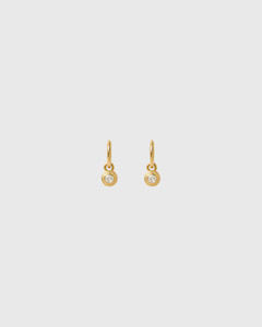 Jewellery: Crushed Birthstone Earrings Diamond
