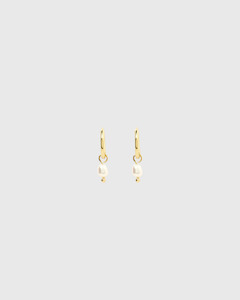 Cordelia Pearl Earrings Gold