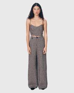 Rowie: Carlotta Linen Wide Pants