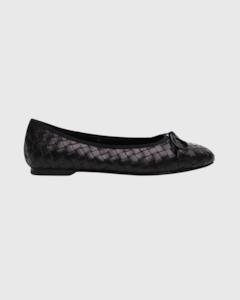 La Tribe: Kitty Ballet Flat Black