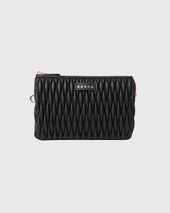 Saben: Tilly Crossbody Black Diamond Quilt
