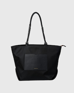 Saben: Porto Tote Black Recycled Nylon