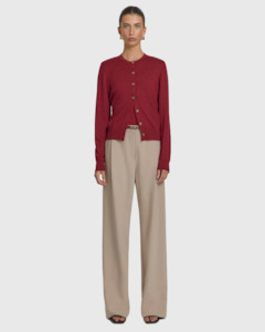 Graduate Cardi Dark Sherry