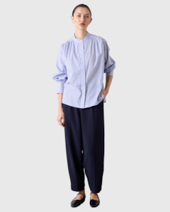 Laing: Gabi Stripe Blouse Blue/White Stripe