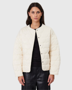 Remain: Ava Quilted Jacket Ivory