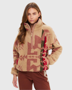 The Upside: Totem Harlow Fleece Pullover Abstract