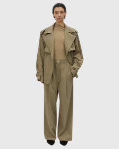 Zeno Monogram Elastic Pant Khaki