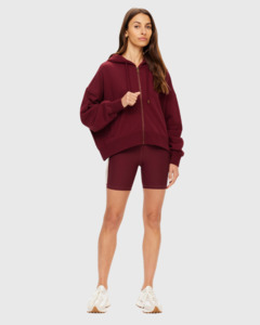 Sale: Ryder Jude Crop Hoodie Bordeaux